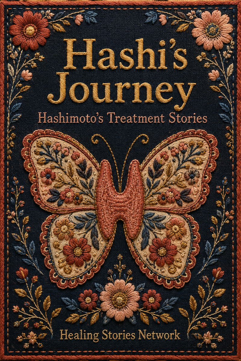 Hashi's Journey: Hashimoto's Treatment Stories — ebook cover (Hashimoto's Thyroiditis stories), Healing Stories Network