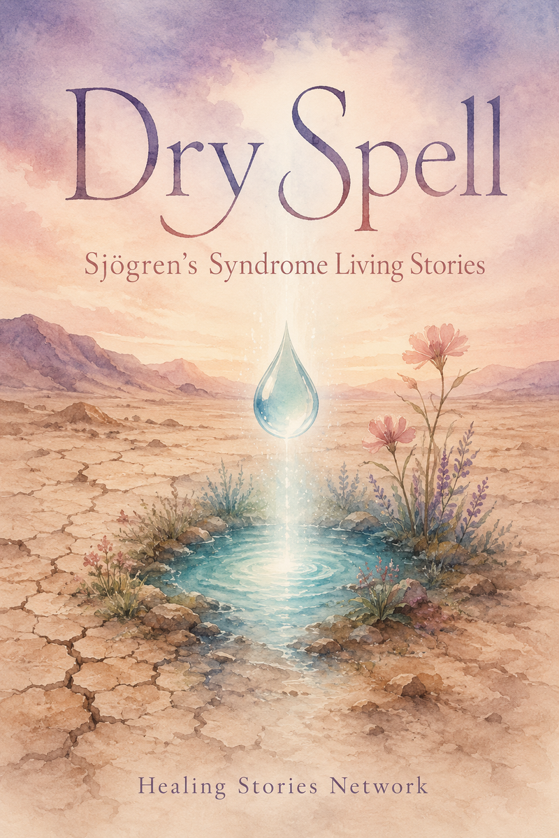 Dry Spell: Sjögren's Syndrome Living Stories — ebook cover (Sjögren's Syndrome stories), Healing Stories Network