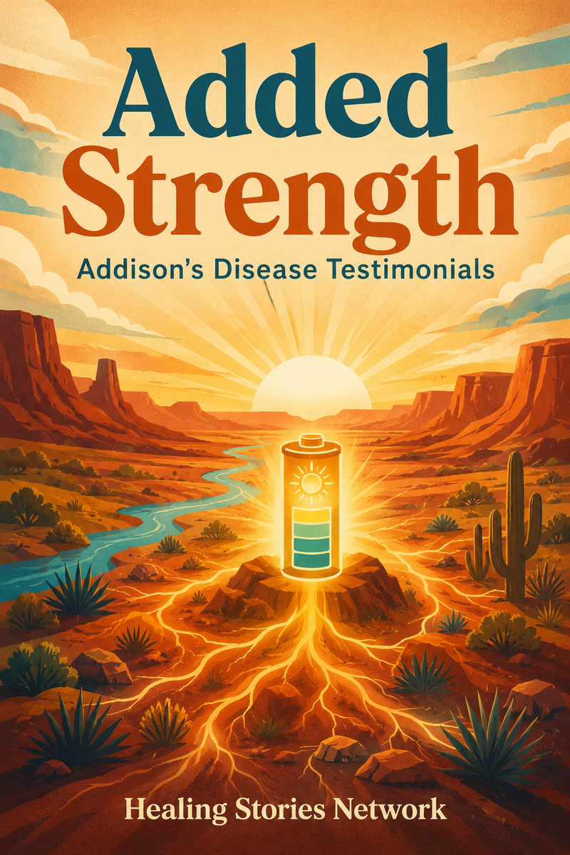 Added Strength: Addison's Disease Stories — ebook cover (Addison's Disease stories), Healing Stories Network