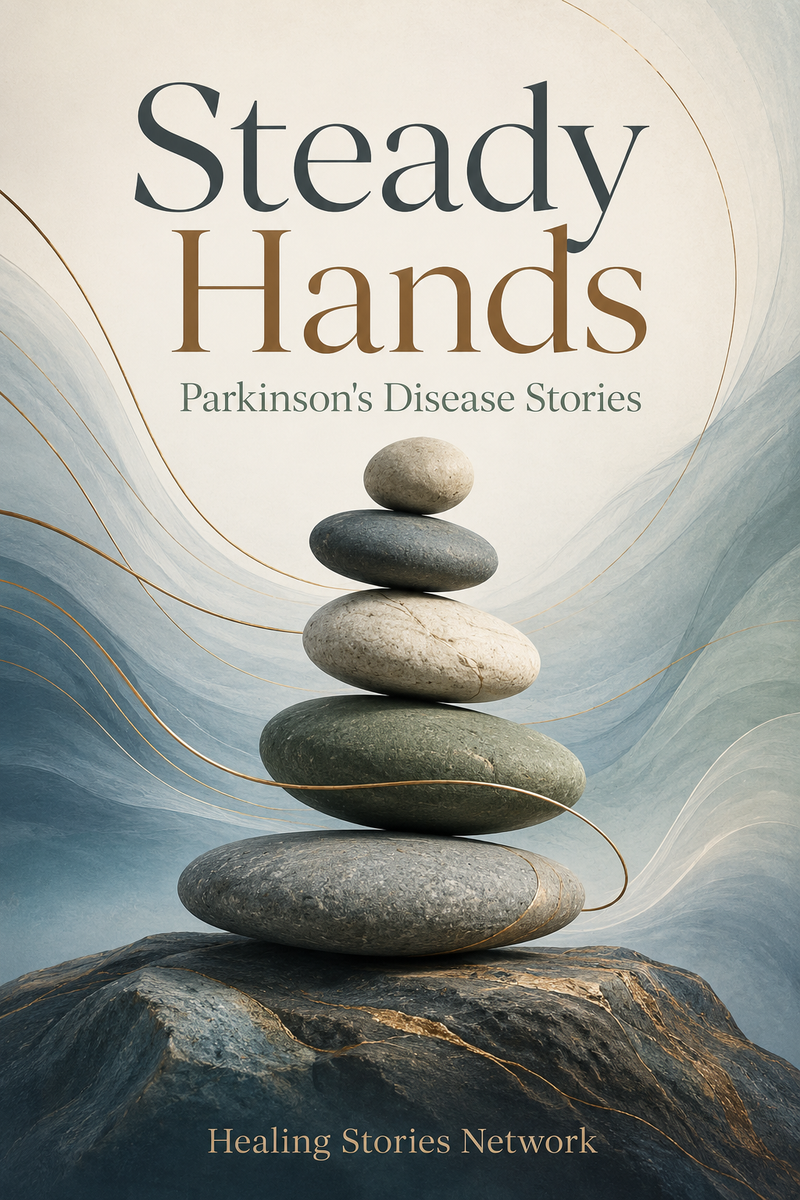 Steady Hands: Parkinson's Disease Stories — ebook cover (Parkinson's Disease stories), Healing Stories Network