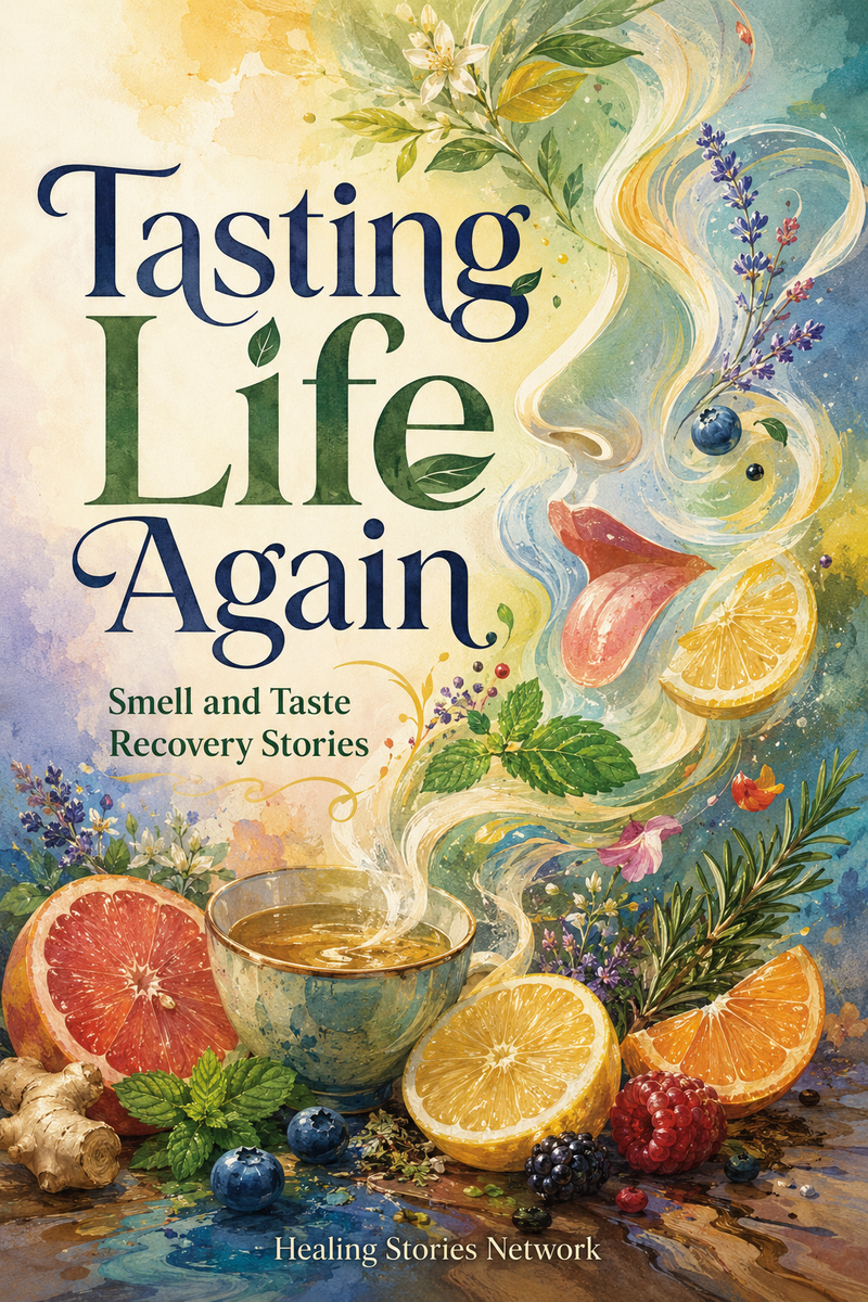 Tasting Life Again: Smell and Taste Recovery Stories — ebook cover (Smell/Taste Loss Recovery stories), Healing Stories Network
