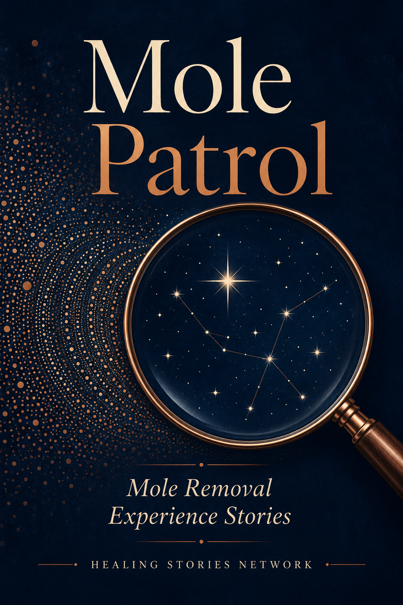 Mole Patrol: Mole Removal Experience Stories — ebook cover (Mole Removal stories), Healing Stories Network