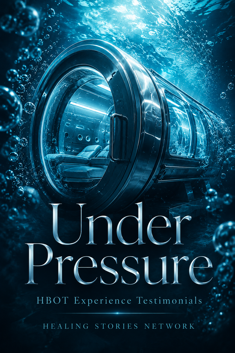 Under Pressure: Hyperbaric Oxygen Therapy (HBOT) Experience Stories — ebook cover (Hyperbaric Oxygen Therapy stories), Healing Stories Network