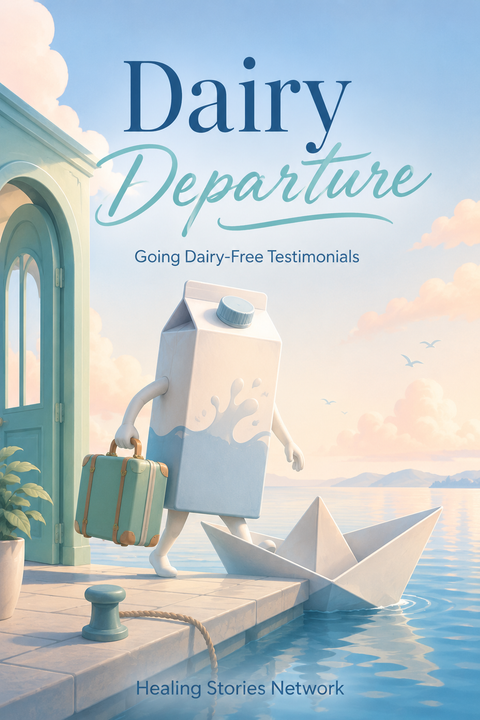 Dairy Departure: Going Dairy-Free Stories — ebook cover (Dairy-Free Living stories), Healing Stories Network