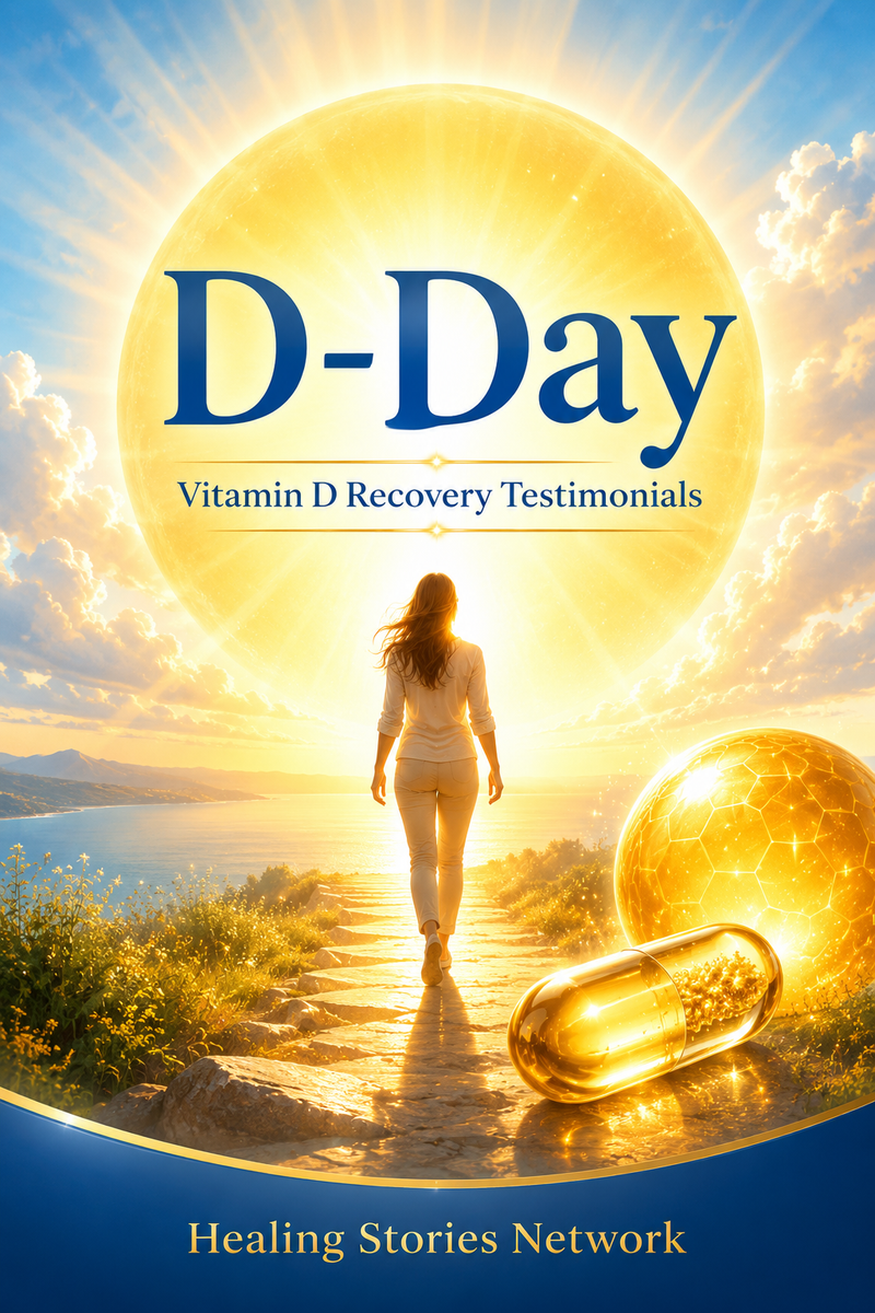 D-Day: Vitamin D Recovery Stories — ebook cover (Vitamin D Deficiency stories), Healing Stories Network