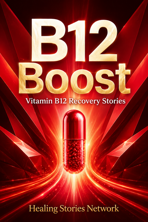 B12 Boost: Vitamin B12 Recovery Stories — ebook cover (B12 Deficiency stories), Healing Stories Network