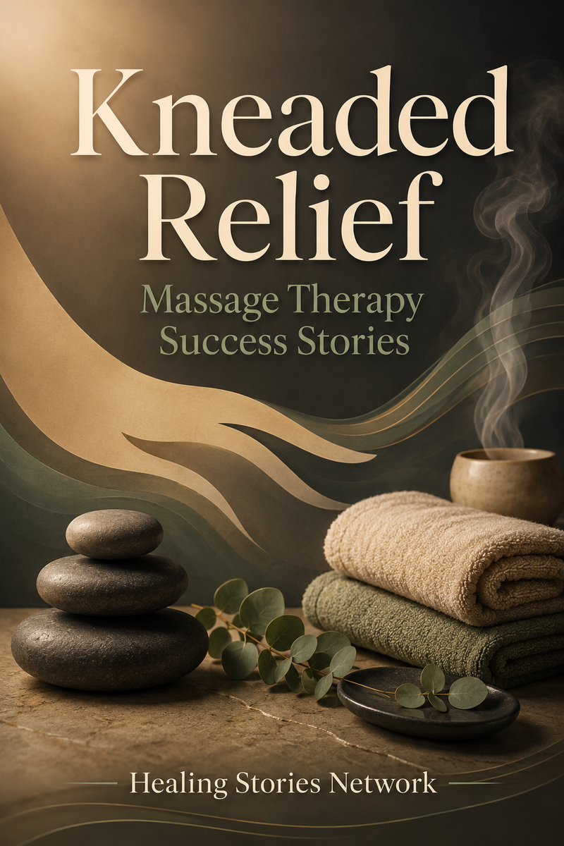 Kneaded Relief: Massage Therapy Success Stories — ebook cover (Massage Therapy stories), Healing Stories Network