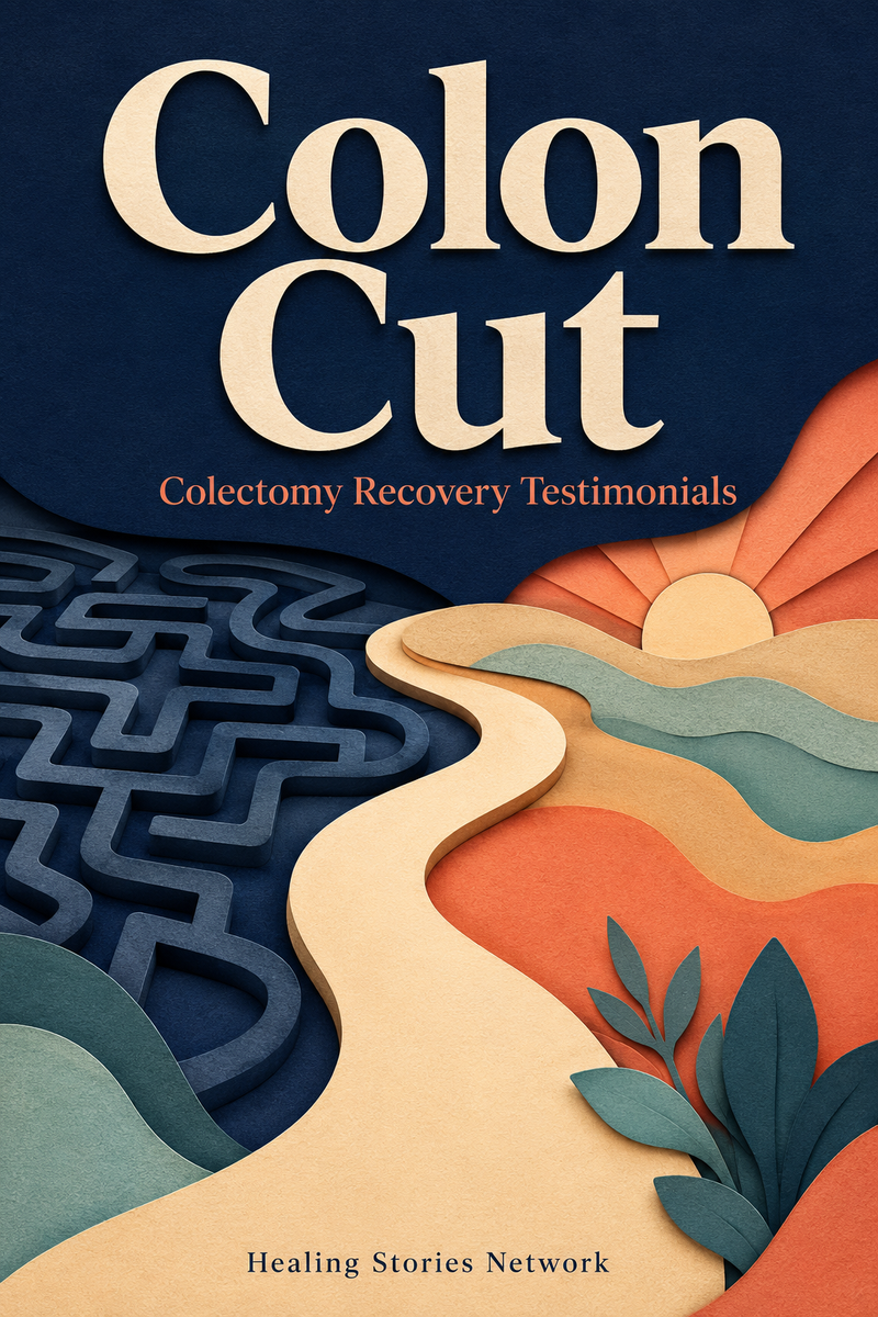 Colon Cut: Colectomy Recovery Stories — ebook cover (Colectomy stories), Healing Stories Network