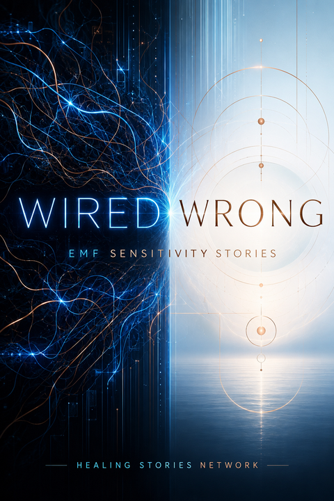 Wired Wrong: Electromagnetic Field (EMF) Sensitivity Stories — ebook cover (Electromagnetic Hypersensitivity stories), Healing Stories Network