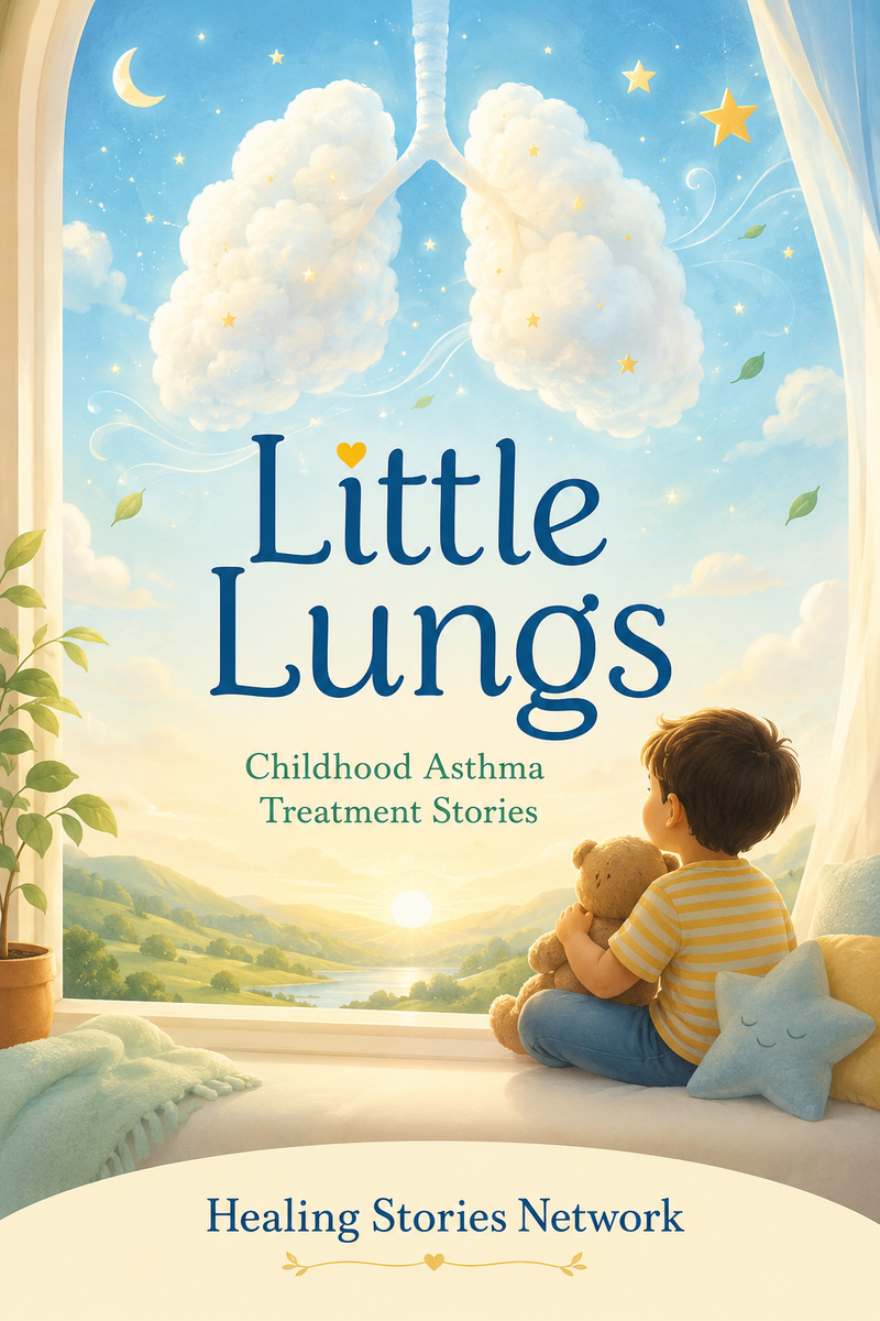 Little Lungs: Childhood Asthma Treatment Stories — ebook cover (Childhood Asthma stories), Healing Stories Network