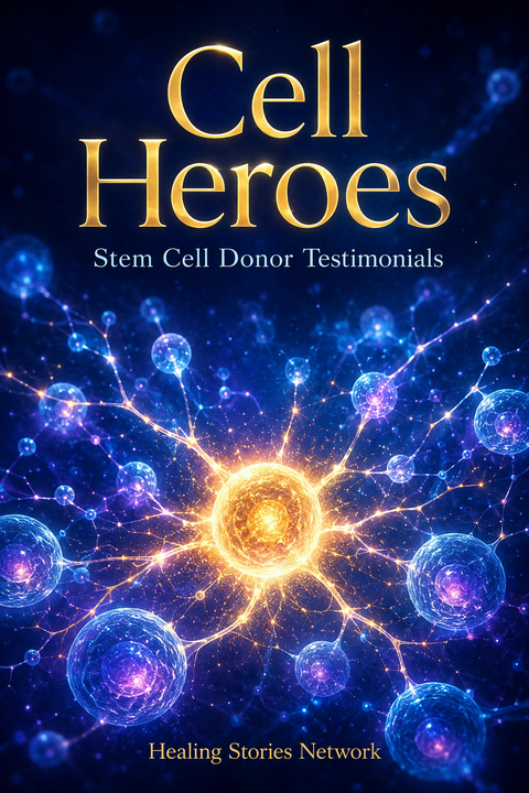 Cell Heroes: Stem Cell Donor Stories — ebook cover (Stem Cell Donation stories), Healing Stories Network