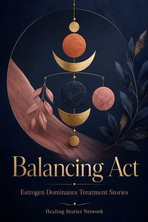 Balancing Act: Estrogen Dominance Treatment Stories — ebook cover (Estrogen Dominance stories), Healing Stories Network