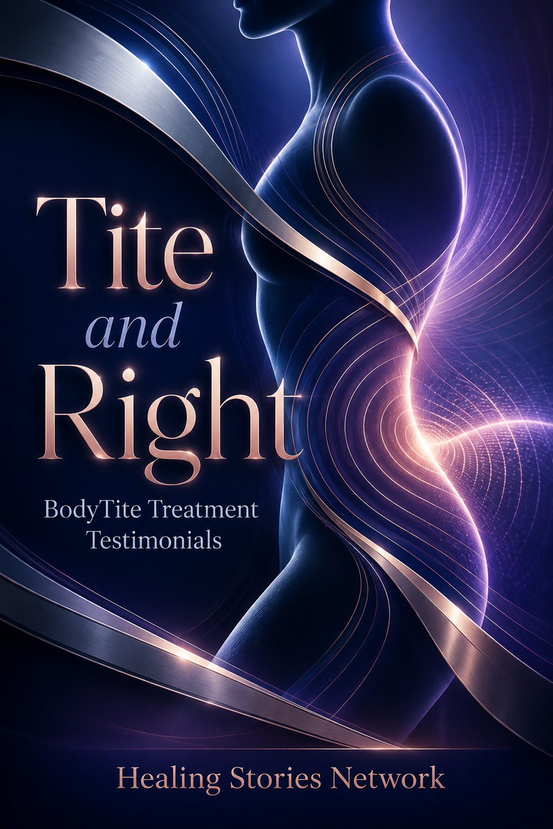 Tite and Right: BodyTite Treatment Stories — ebook cover (BodyTite (RFAL) stories), Healing Stories Network
