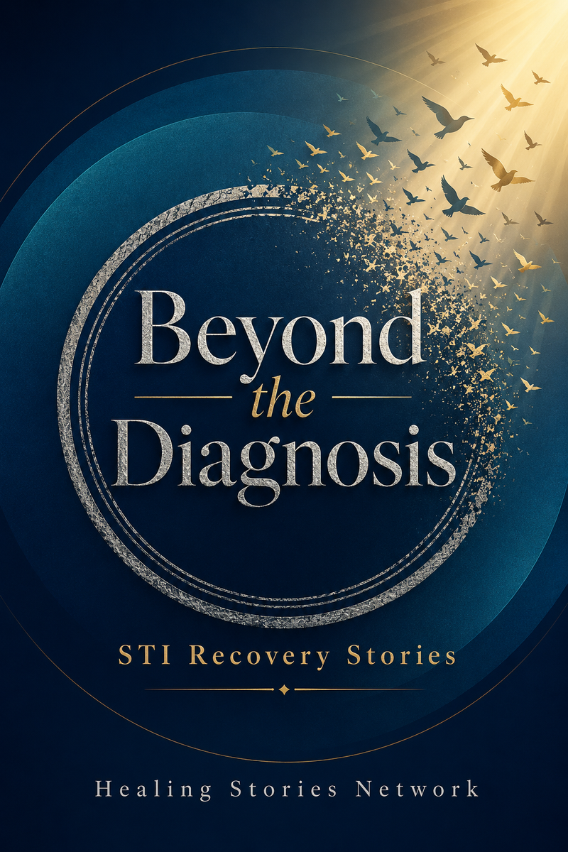 Beyond the Diagnosis: Sexually Transmitted Infection (STI) Recovery Stories — ebook cover (STI Recovery & Stigma stories), Healing Stories Network