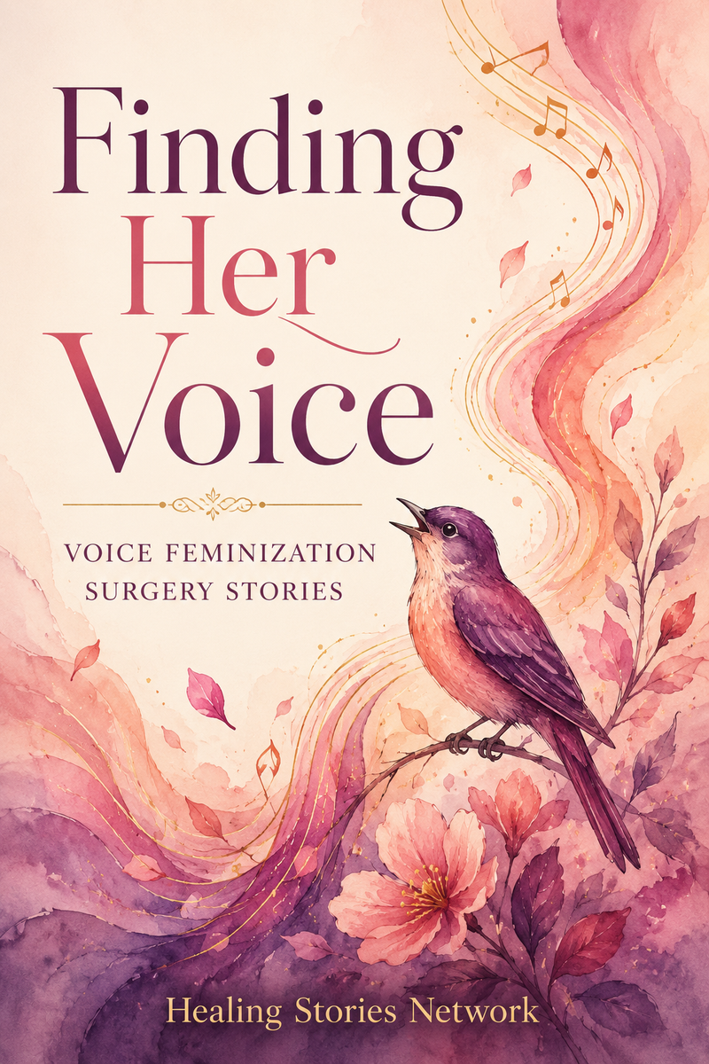 Finding Her Voice: Voice Feminization Surgery Stories — ebook cover (Voice Feminization Surgery stories), Healing Stories Network