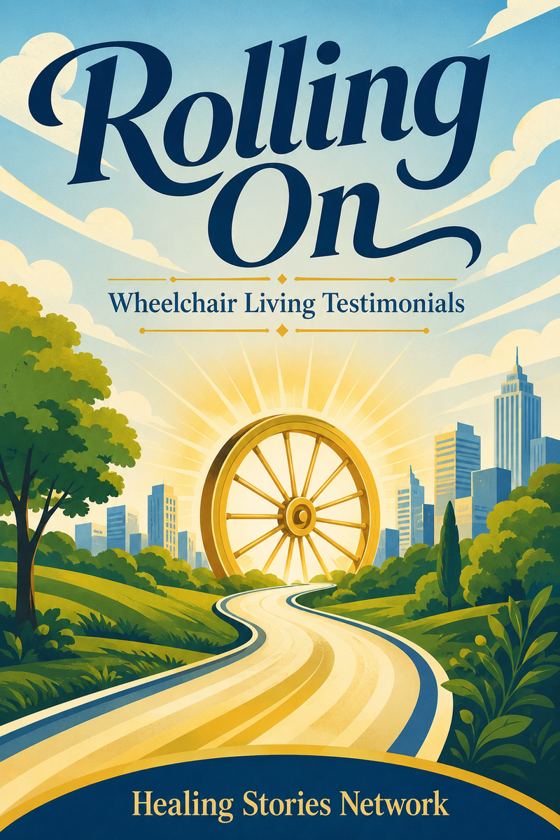 Rolling On: Wheelchair Living Stories — ebook cover (Wheelchair Users stories), Healing Stories Network