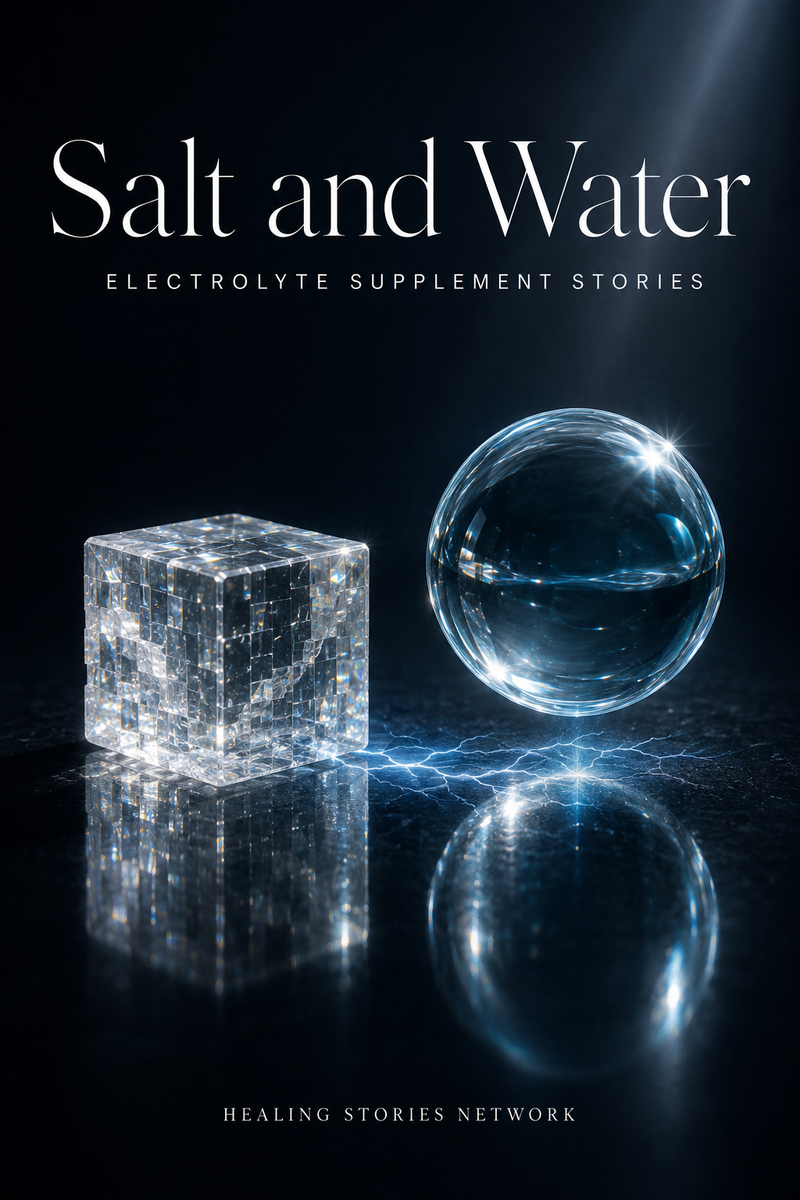 Salt and Water: Electrolyte Supplement Stories — ebook cover (Electrolytes stories), Healing Stories Network