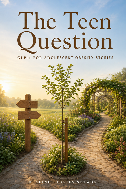 The Teen Question: GLP-1 for Adolescent Obesity Stories — ebook cover (GLP-1 for Teens stories), Healing Stories Network
