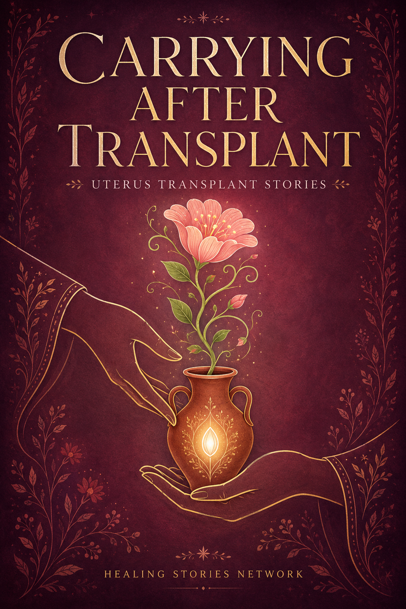 Carrying After Transplant: Uterus Transplant Stories — ebook cover (Uterus Transplant stories), Healing Stories Network