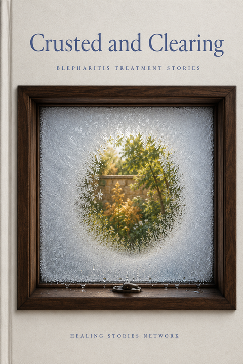 Crusted and Clearing: Blepharitis Treatment Stories — ebook cover (Blepharitis stories), Healing Stories Network