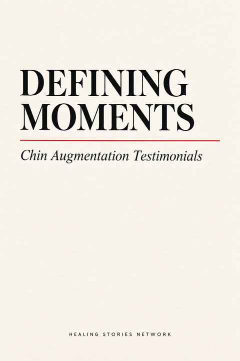 Defining Moments: Chin Augmentation Testimonials — Healing Stories Network book cover