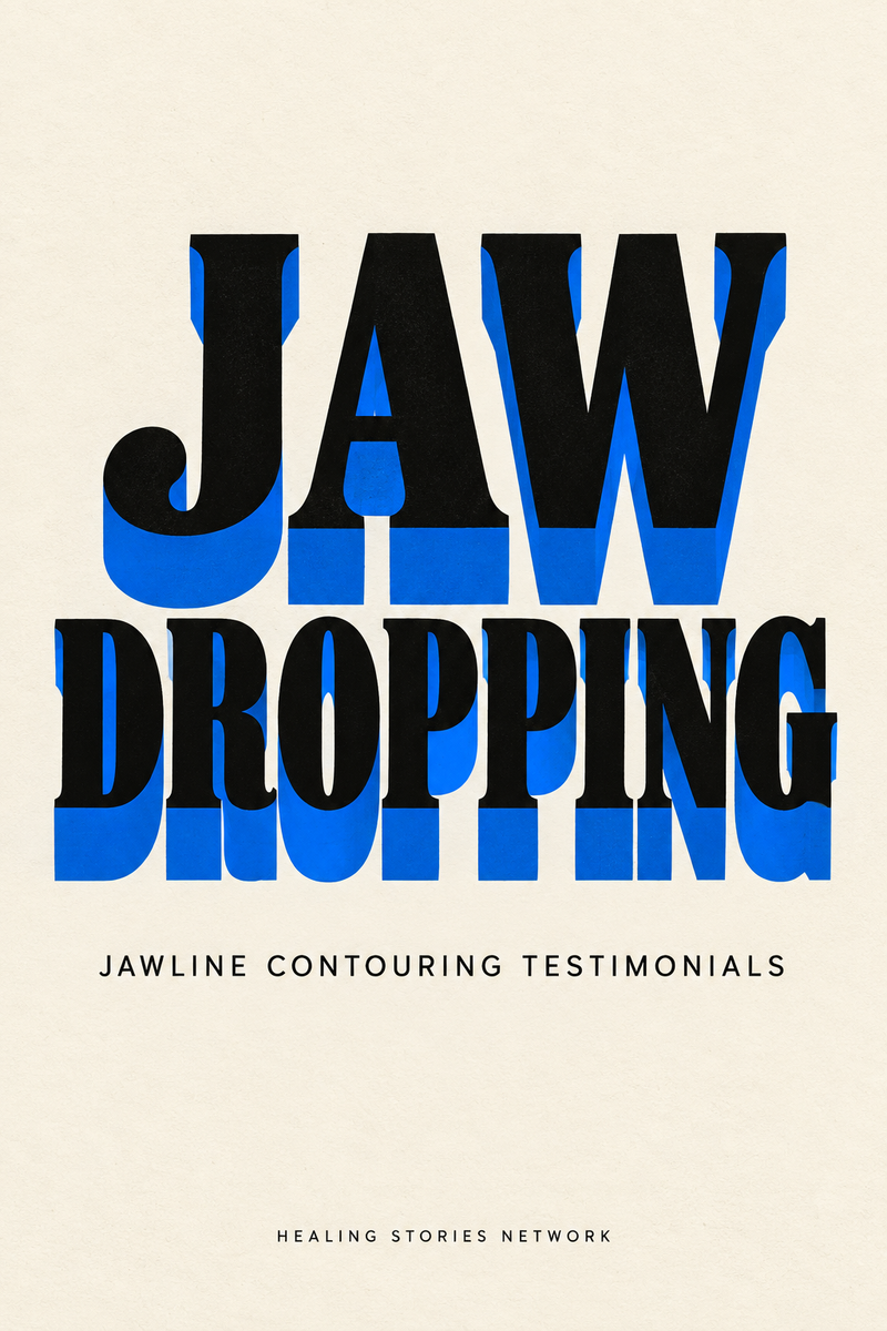 Jaw Dropping: Jawline Contouring Testimonials — Healing Stories Network book cover