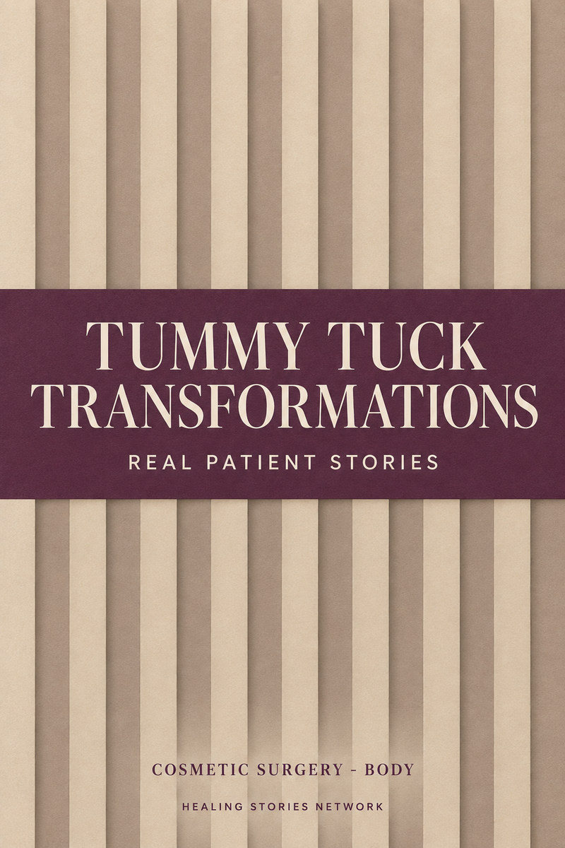Tummy Tuck Transformations: Real Patient Stories — Cosmetic Surgery - Body — Healing Stories Network book cover