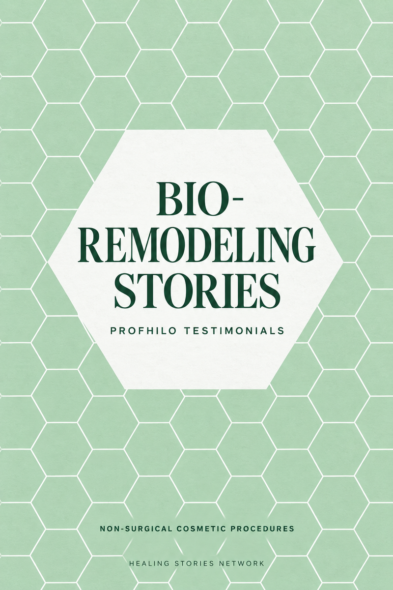 Bio-Remodeling Stories: Profhilo Testimonials — Non-Surgical Cosmetic Procedures — Healing Stories Network book cover