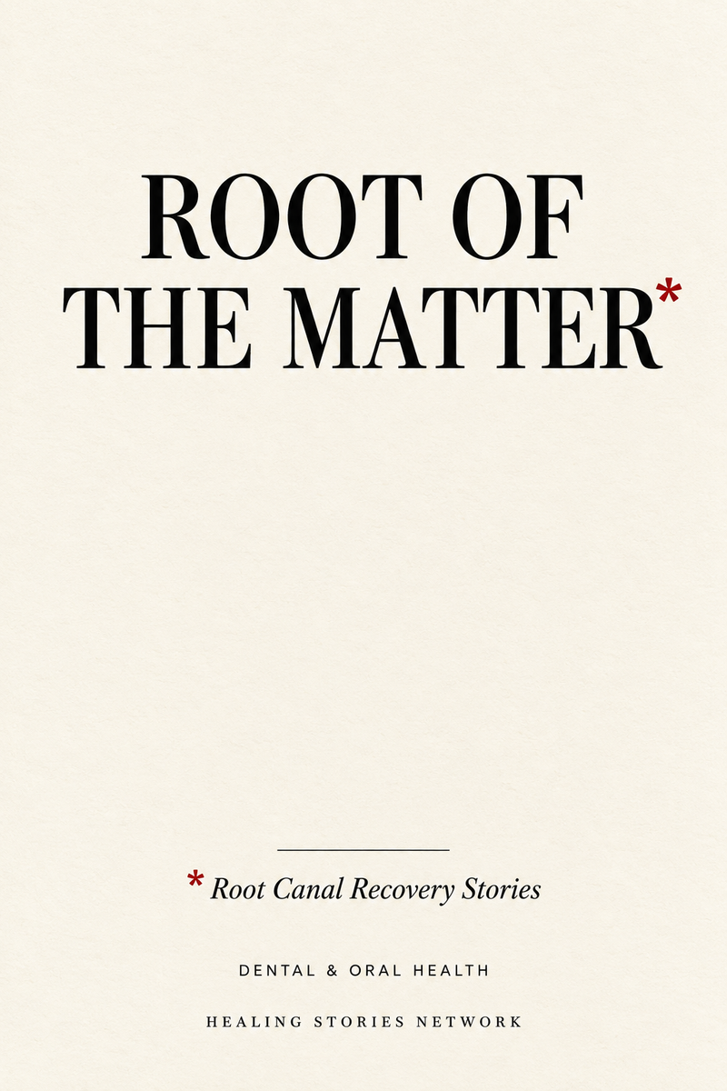Root of the Matter: Root Canal Recovery Stories — Dental & Oral Health — Healing Stories Network book cover