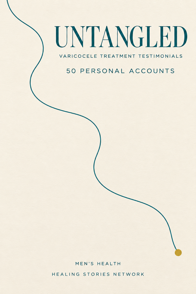 Untangled: Varicocele Treatment Testimonials — Men's Health — 50 Personal Accounts — Healing Stories Network