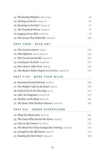 Sample page 2 from 26.2 Stories: Marathon Running Voices