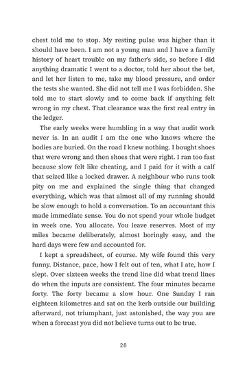 Sample page 5 from 26.2 Stories: Marathon Running Voices