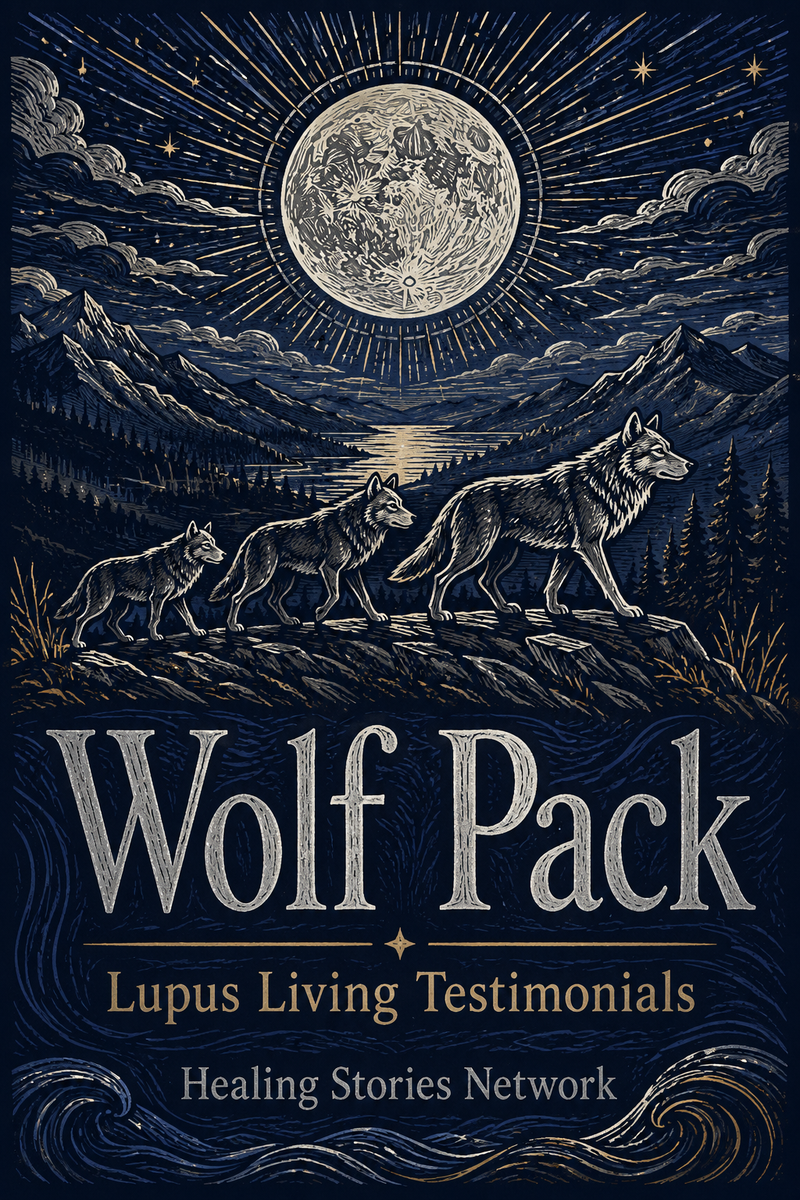 Wolf Pack: Lupus Living Stories — ebook cover (Lupus stories), Healing Stories Network