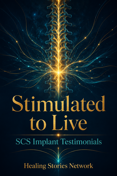 Stimulated to Live: Spinal Cord Stimulator (SCS) Implant Stories — ebook cover (Spinal Cord Stimulator stories), Healing Stories Network