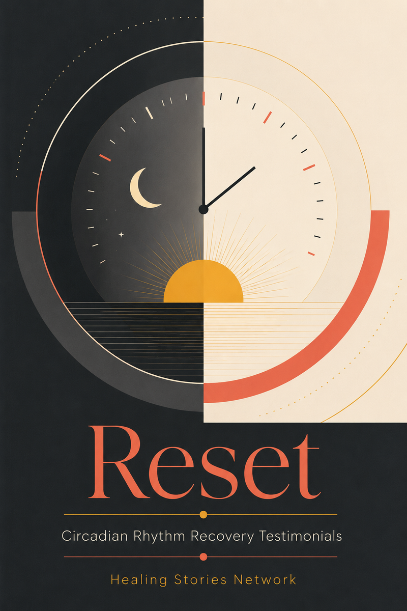 Reset: Circadian Rhythm Recovery Stories — ebook cover (Circadian Rhythm Disorders stories), Healing Stories Network