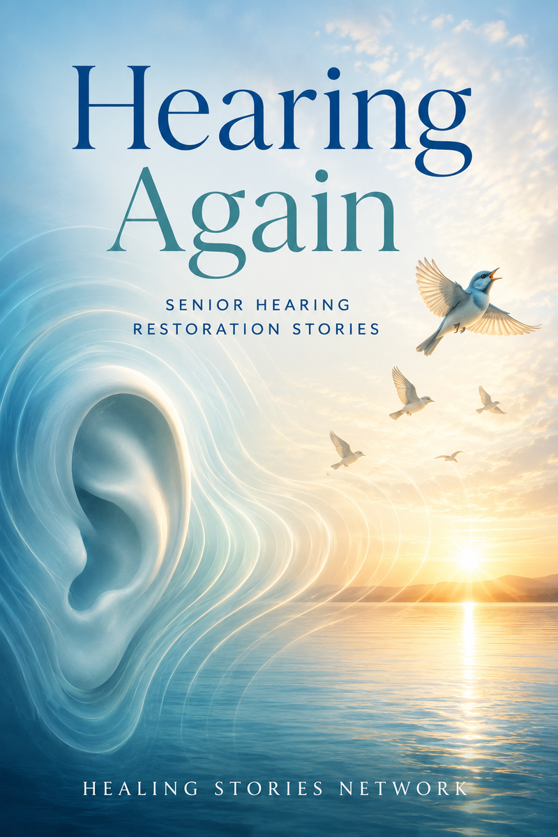 Hearing Again: Senior Hearing Restoration Stories — ebook cover (Hearing Loss in Seniors stories), Healing Stories Network
