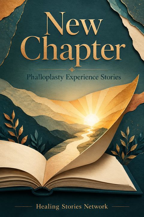 New Chapter: Phalloplasty Experience Stories — ebook cover (Phalloplasty stories), Healing Stories Network