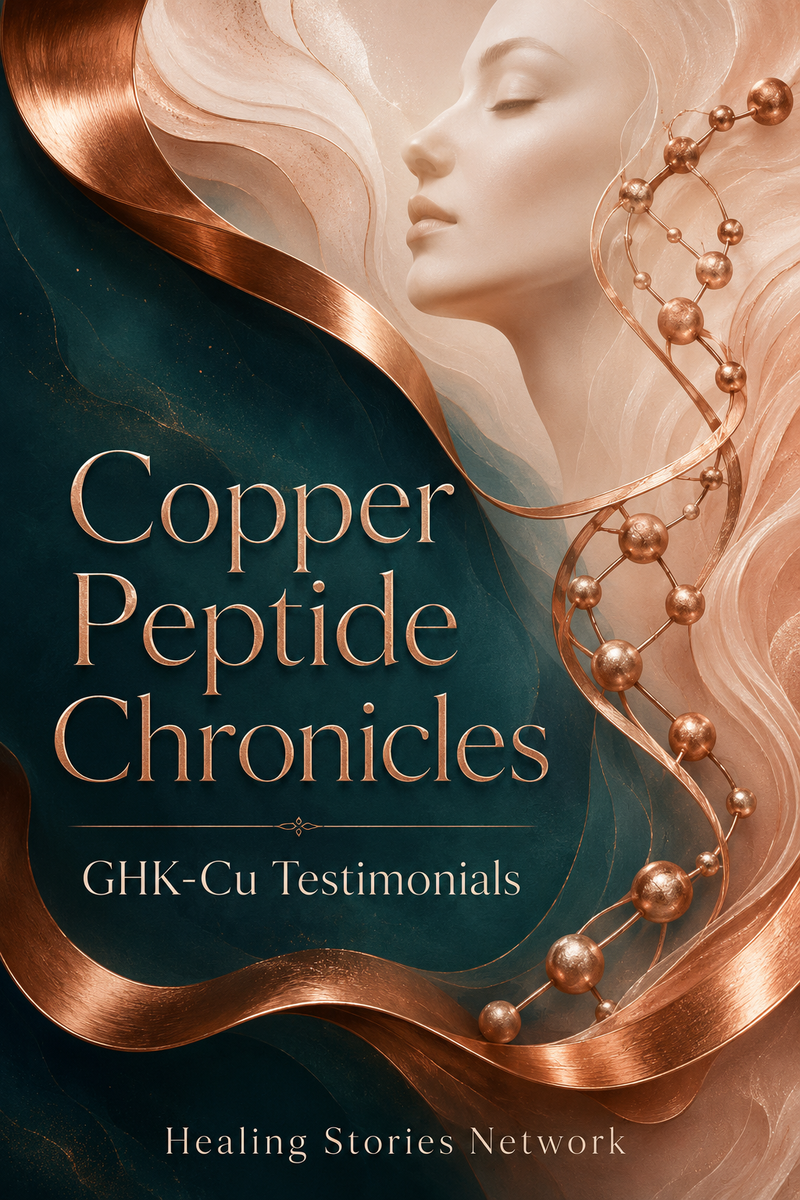 Copper Peptide Chronicles: GHK-Cu Stories — ebook cover (GHK-Cu Peptide stories), Healing Stories Network