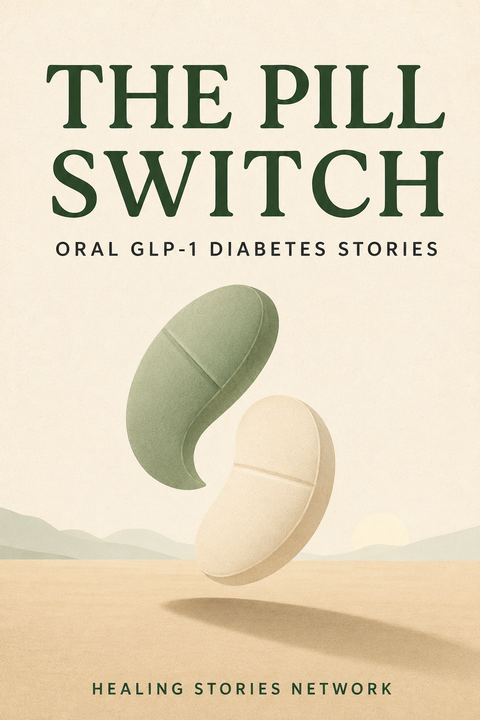 The Pill Switch: Oral GLP-1 Diabetes Stories — ebook cover (Oral GLP-1 stories), Healing Stories Network