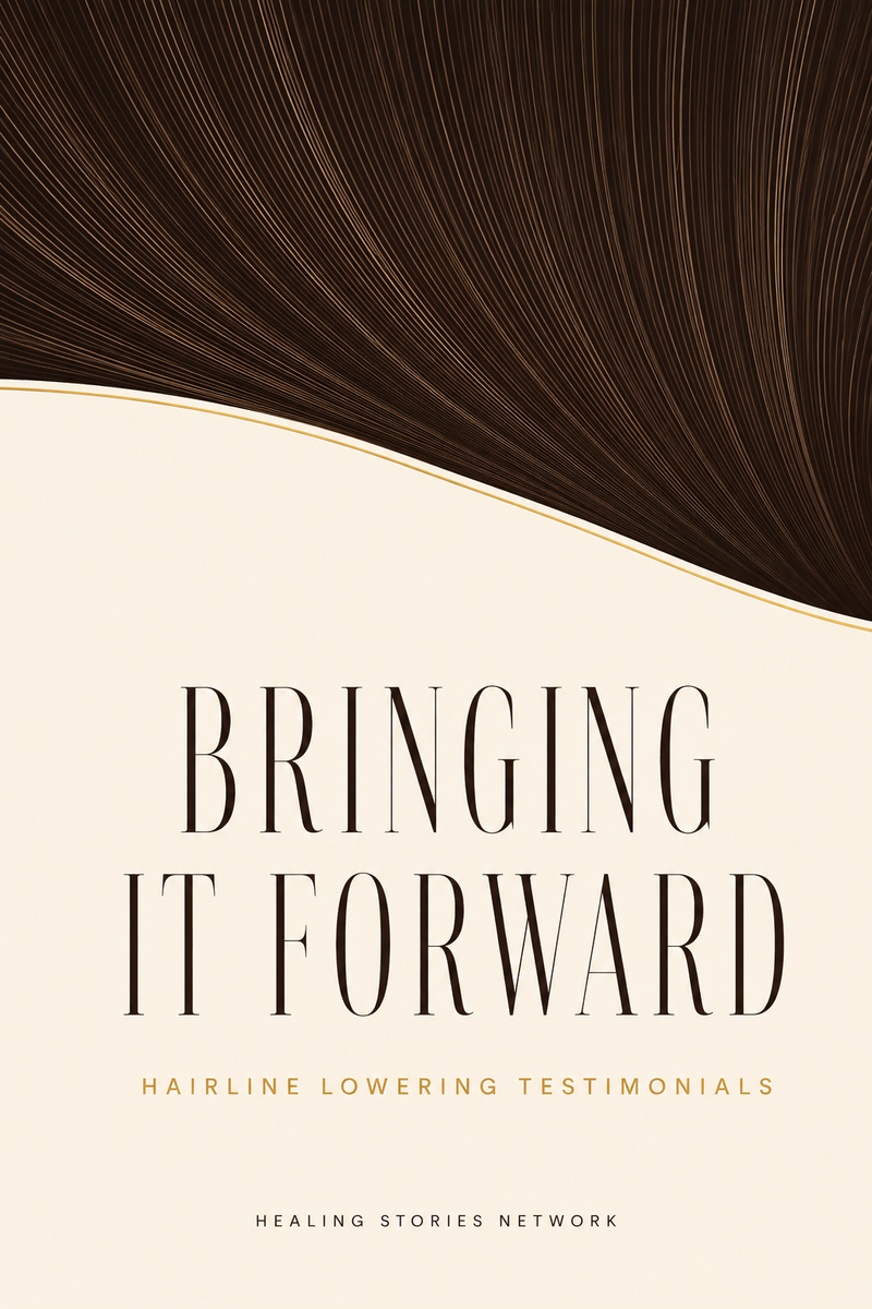 Bringing It Forward: Hairline Lowering Stories — ebook cover (Hairline Lowering stories), Healing Stories Network