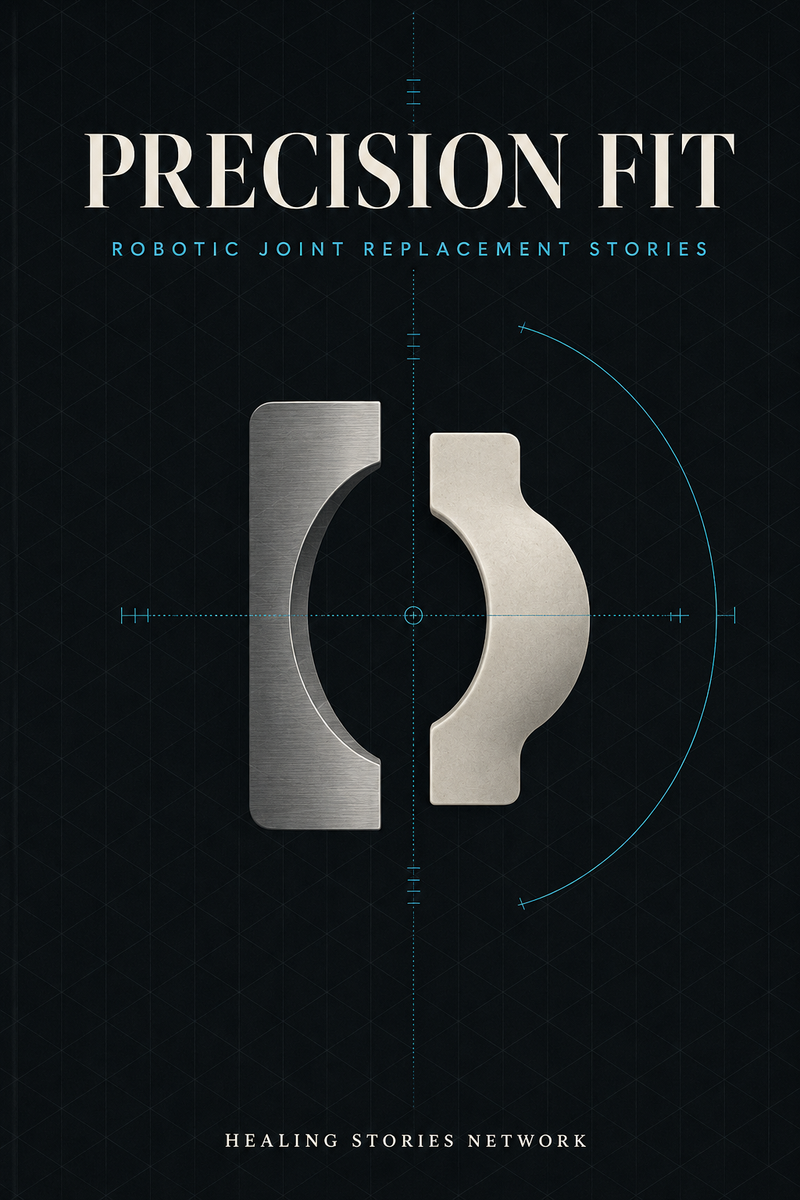 Precision Fit: Robotic Joint Replacement Stories — ebook cover (Robotic Joint Replacement stories), Healing Stories Network