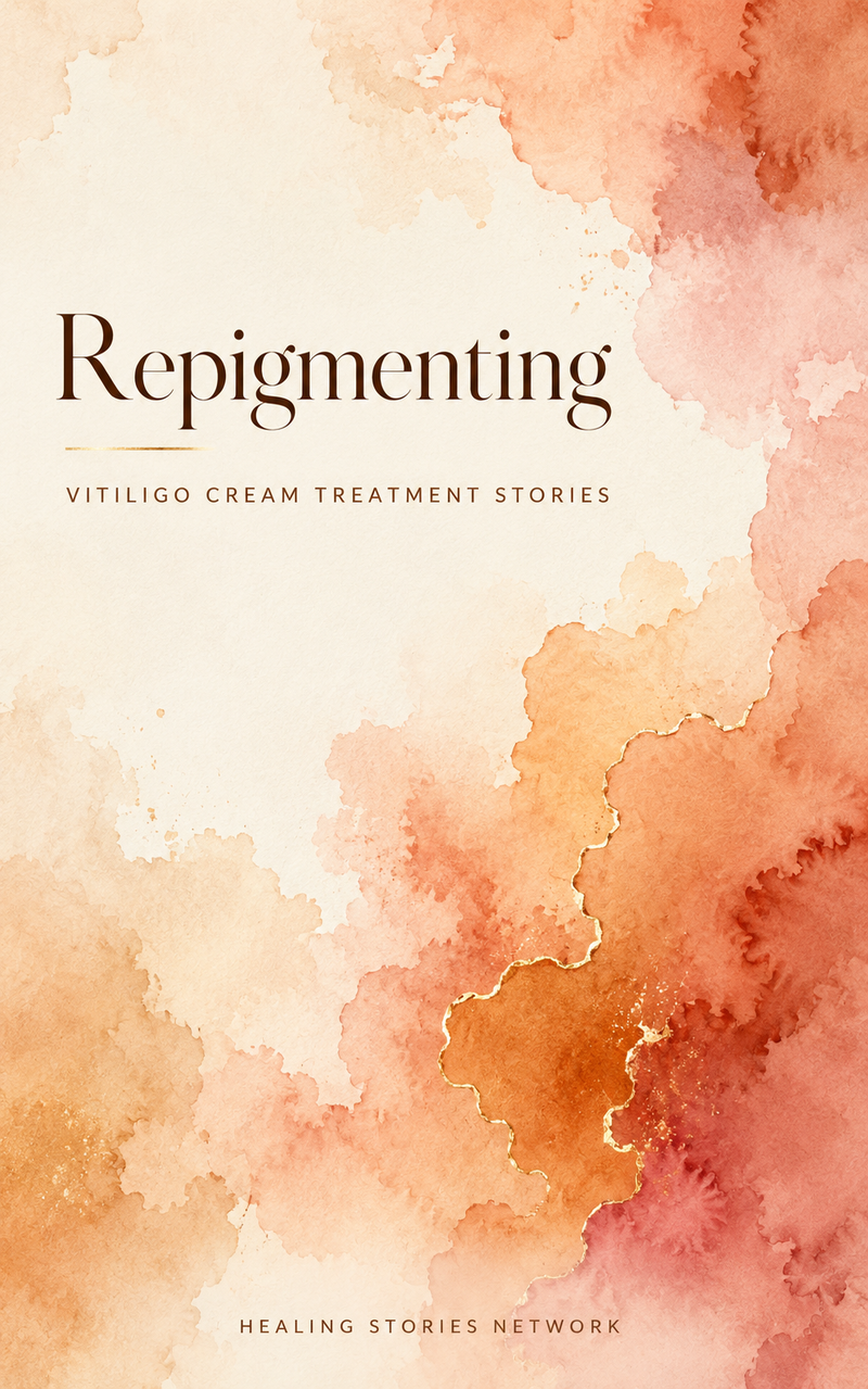 Repigmenting: Vitiligo Cream Treatment Stories — ebook cover (Vitiligo Treatment stories), Healing Stories Network