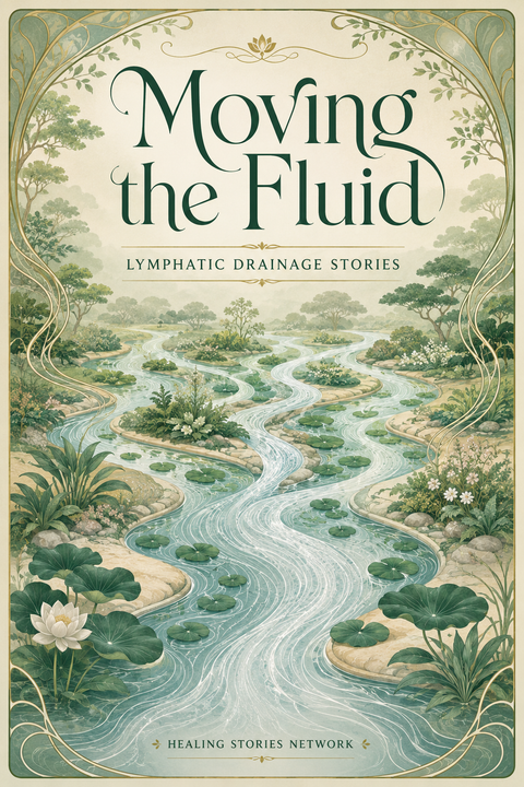 Moving the Fluid: Lymphatic Drainage Stories — ebook cover (Lymphatic Drainage stories), Healing Stories Network