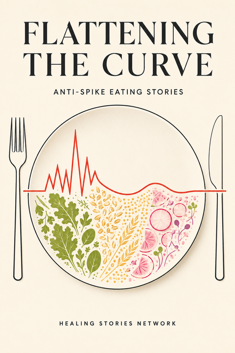 Flattening the Curve: Anti-Spike Eating Stories — ebook cover (Anti-Spike Eating stories), Healing Stories Network