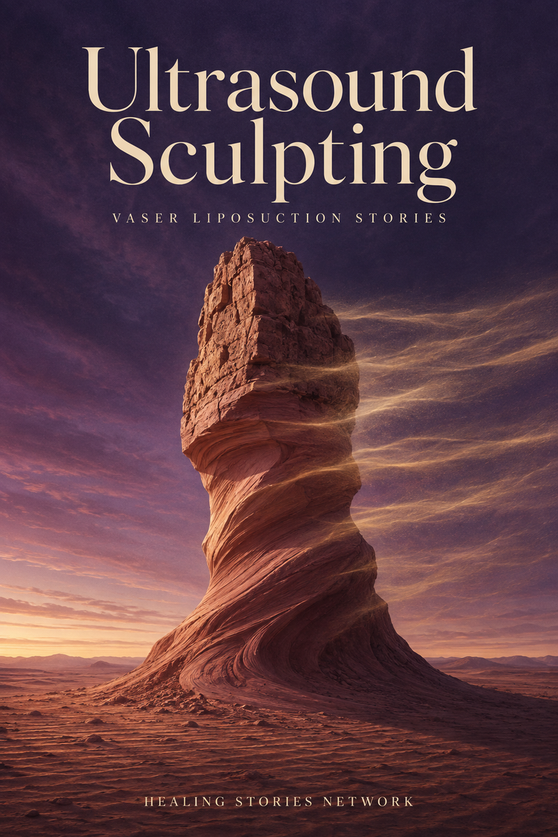 Ultrasound Sculpting: Vaser Liposuction Stories — ebook cover (Vaser Liposuction stories), Healing Stories Network