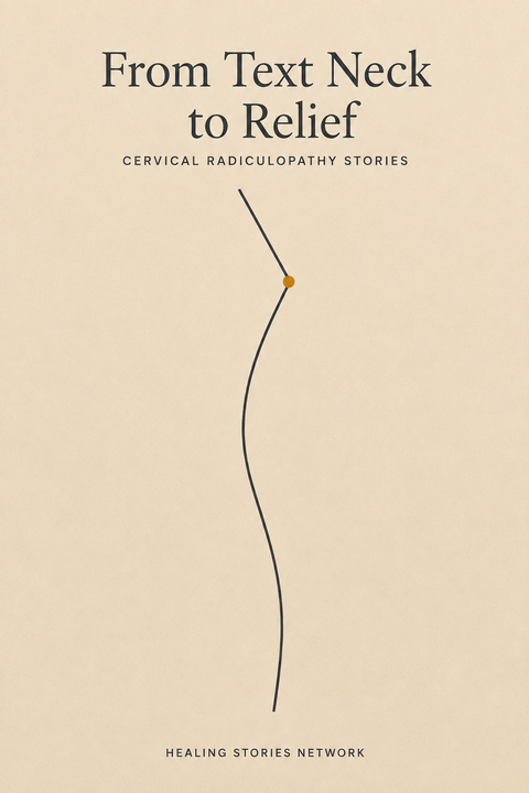 From Text Neck to Relief: Cervical Radiculopathy Stories — ebook cover (Cervical Radiculopathy stories), Healing Stories Network