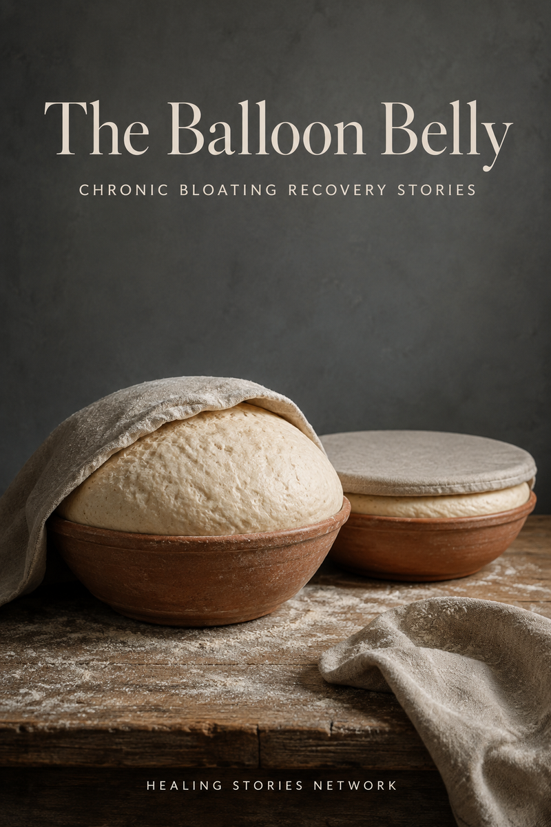 The Balloon Belly: Chronic Bloating Recovery Stories — ebook cover (Chronic Bloating stories), Healing Stories Network