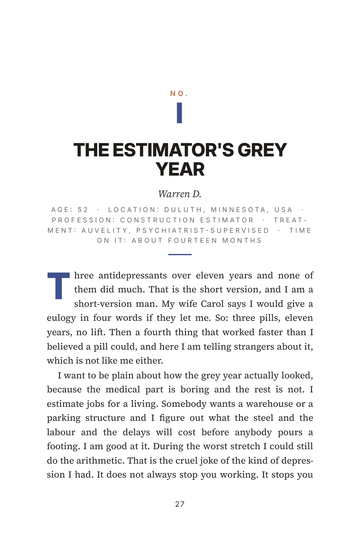 Sample page 3 from A Faster Lift: Auvelity Depression Stories