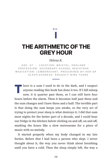 Sample page 3 from A New Kind of Sleeping Pill: DORA Insomnia Stories