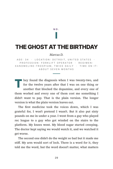 Sample page 3 from A New Mechanism: Cobenfy Schizophrenia Stories